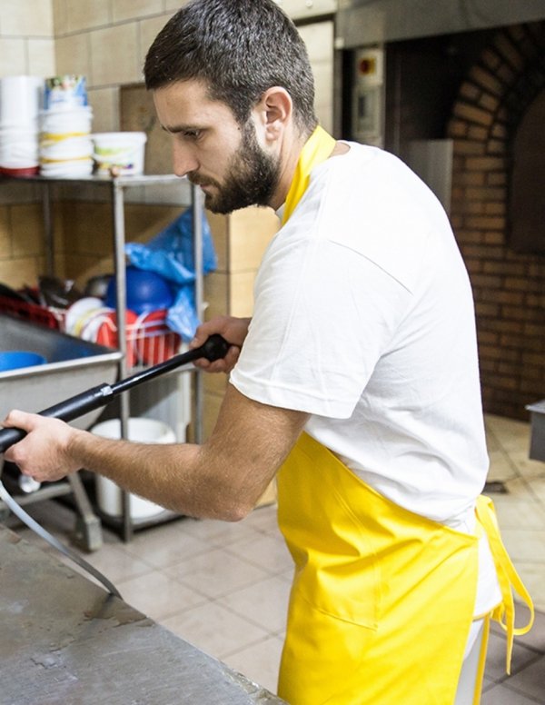 WATERPROOF APRON WITH ROUND REINFORCEMENT 082