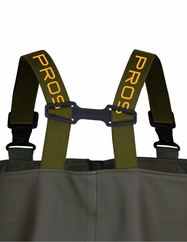 WATERPROOF CHEST WADERS PREMIUM 400P WITH KNEE REINFORCEMENT SBP01