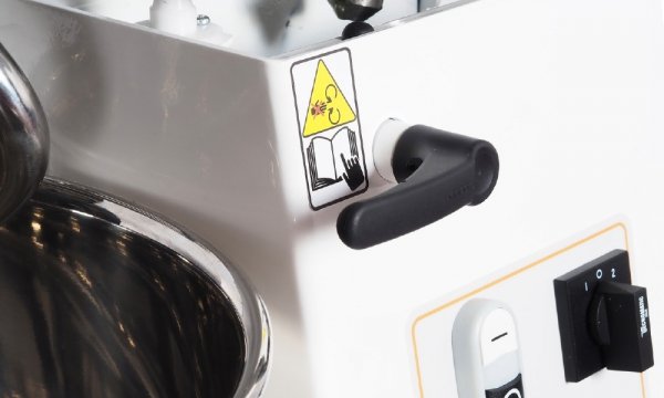 Mikser spiralny RTF 50 TR 2V | podnoszona głowica i niewyjmowana dzieża | 48 l | 2,2 kW