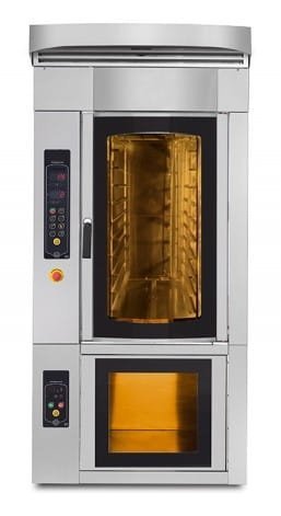 Elektryczny piec piekarniczy | modułowy | obrotowy | 10x 400x600 | 25,5 kW | PM-D-10