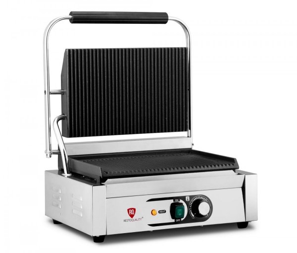 Kontakt grill pojedynczy | ryflowany | Resto Quality | 2,2 kW | RQK812A
