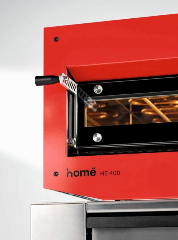 Piec do pizzy elektryczny Cuppone Home HE 400 | jednokomorowy | panel dotykowy | 400x400 mm | HE400/1 TS/FG | zielony