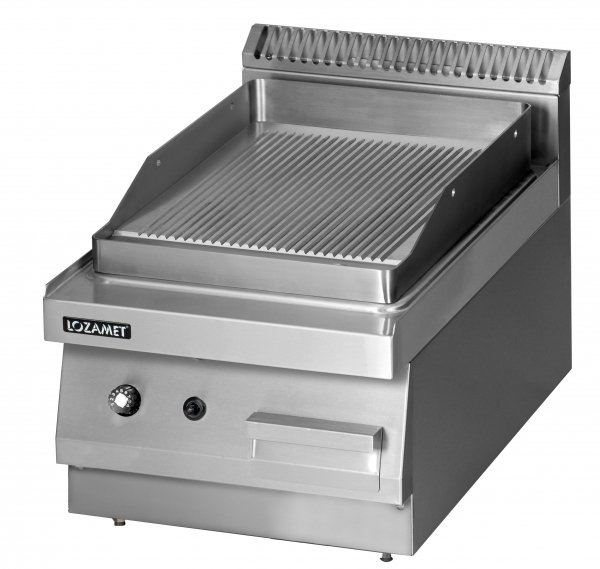 Grill płytowy gazowy (płyta ryflowana) lgg.220 Lozamet