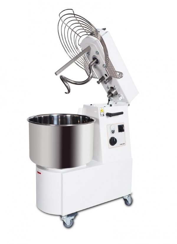 Mikser spiralny RTF 50 TR 2V | podnoszona głowica i niewyjmowana dzieża | 48 l | 2,2 kW