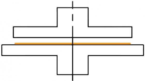 Prasa do formowania ciasta na pizzę PR33L | podkład na pizzę bez rantu