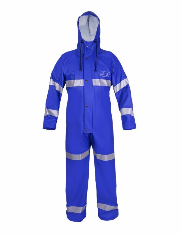 WATERPROOF OVERALLS WITH REFLECTIVE TAPES 104/R