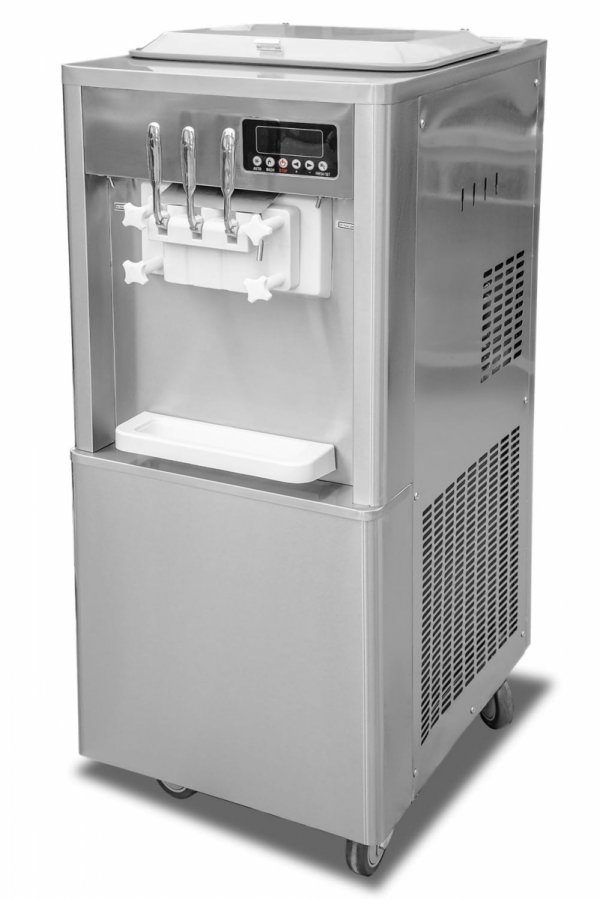 Maszyna do lodów włoskich RQMG38 | 2 smaki +mix | automat do lodów | nocne chłodzenie | pompa napowietrzająca | 2x7 l