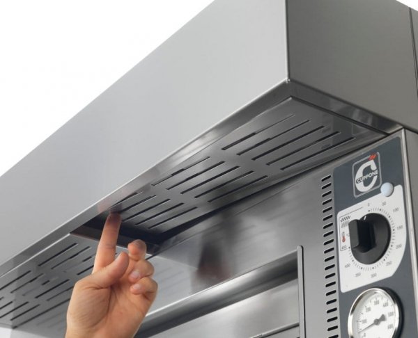 Piec do pizzy elektryczny Cuppone Tiziano | jednokomorowy | 2x30 | TZ230/1M