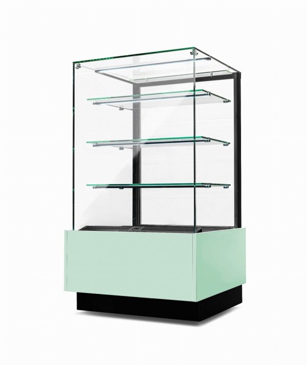 Witryna cukiernicza neutralna Dolce Visione  Neutro  Premium 700 | podświetlany cokół   | 700x670x1300 mm