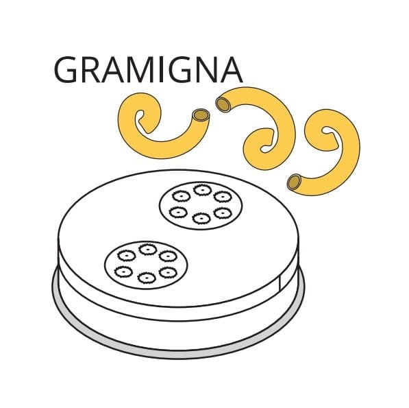 Matryca formująca do maszynki do makaronu PF80E i MPF8N GRAMIGNA - ? 3,5 mm