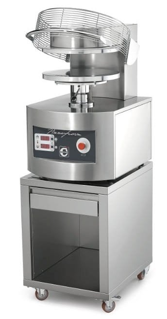 Prasa do ciasta do pizzy Cuppone Pizzaform | ?50-52 cm | 400 placków/h | 6,6 kW | PZF/50DS