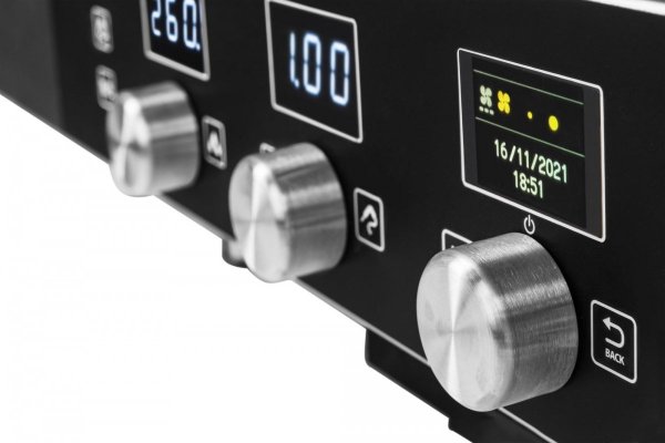 Piec konwekcyjno-parowy ICET071E | automatyczny system myjący | 7x GN 1/1 | 7x 600x400 | Alphatech by Lainox  | sterowanie elektroniczne
