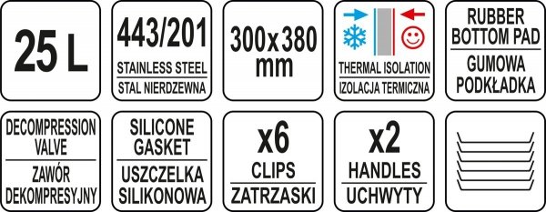 TERMOS TRANSPORTOWY SS 25L