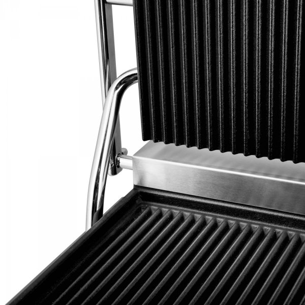 Kontakt grill pojedynczy | ryflowany | Resto Quality | 2,2 kW | RQK812A