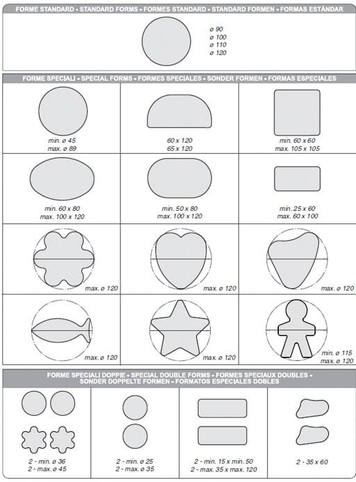 Cylinder z Delrinu CYL-SHAPE  | do pras do burgerów