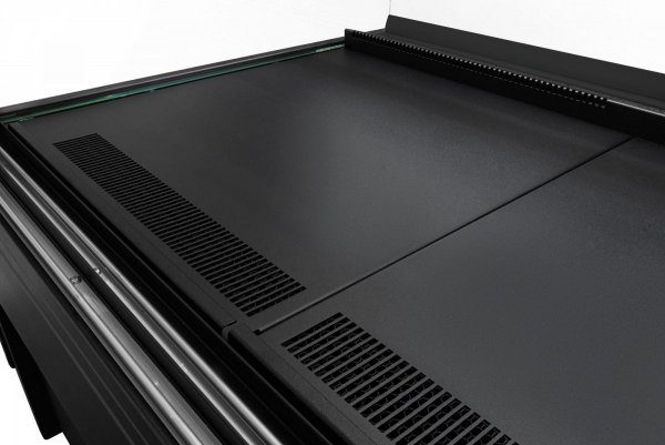Witryna cukiernicza chłodnicza Dolce Visione Premium Breve 1300 | podświetlany cokół | wersja obniżona | 1300x670x1110+/-10 mm