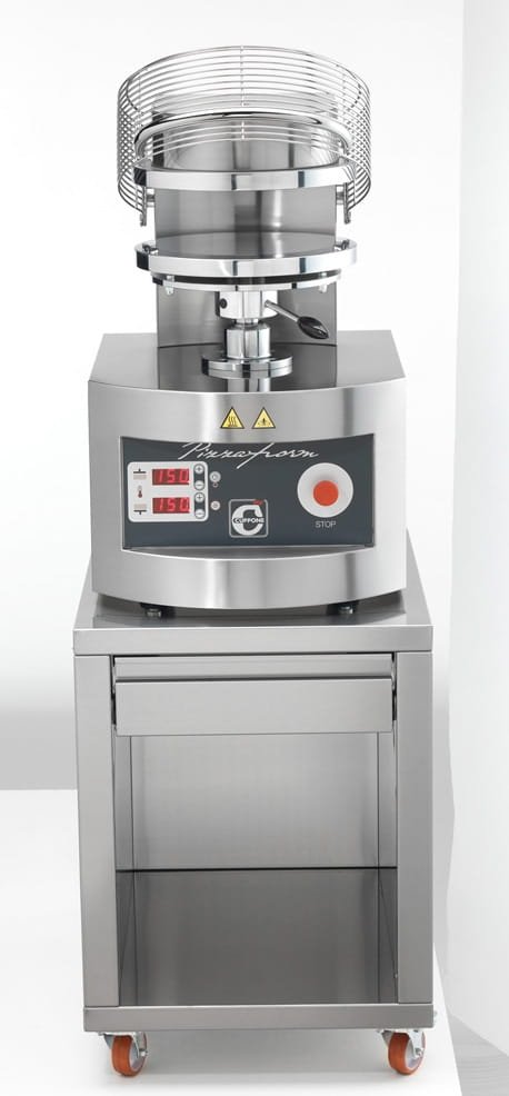 Prasa do ciasta do pizzy Cuppone Pizzaform | ?35-38 cm | 400 placków/h | 4,2 kW | PZF/35DS