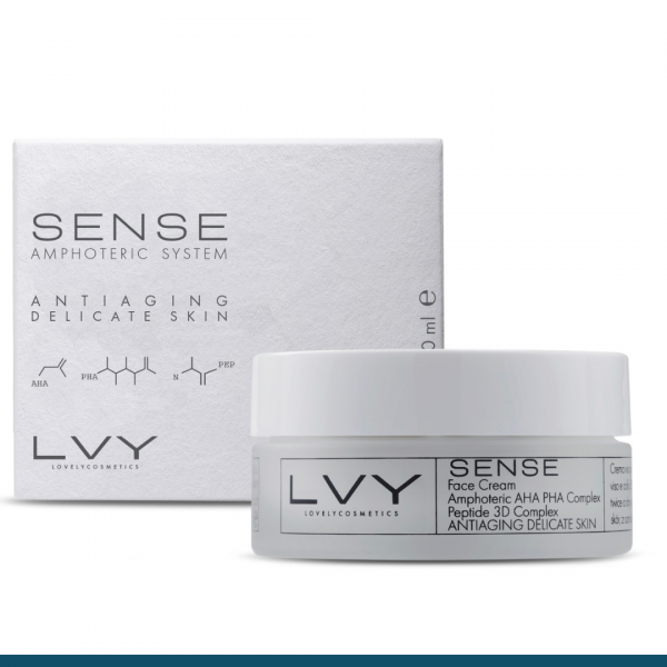LVY Sense krem przeciwstarzeniowy dla skóry delikatnej z oznakami fotostrzenia 50ml
