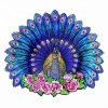 Puzzle Drewniane Piękny Paw A5