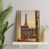 Malowanie Po Numerach Zestaw Widok na wieżę Eiffla 40x50