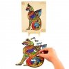 Puzzle Drewniane KOT FARAON S