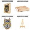 Puzzle Drewniane Urocza Sowa L