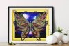 Haft Diamentowy Wspaniały Motyl 47x57 cm