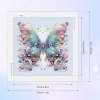 Haft Diamentowy Motyl Barw 30x30 cm
