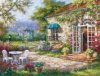 Haft Diamentowy Kwiecista Weranda 45x55 cm K