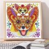 Haft Diamentowy Wesołe Chihuahua 30x30 cm