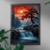 Malowanie Po Numerach Zestaw Klon o Zmierzchu 40x50