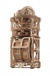 Puzzle 3D Drewniane Sky Watcher. Zegar Stołowy z Tourbillonem uGEARS