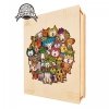 Puzzle Drewniane Psi Świat XL