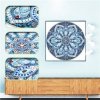Haft Diamentowy Zimowa Mandala 30x30 cm