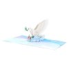 Kartka Pocztowa Okolicznościowa 3D Pop-up Ptaki - Gołąbek Pokoju