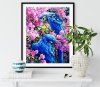 Haft Diamentowy Niebieskie Kakadu 55x75 cm K