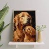 Malowanie Po Numerach Zestaw Retriever Duet 40x50
