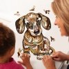 Puzzle Drewniane Słodki Jamnik M