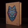 Puzzle Drewniane Magiczny Wilk A5