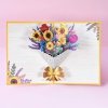 Kartka Pocztowa Okolicznościowa 3D Pop-up Kwiaty - Słoneczny Bukiet
