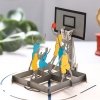 Kartka Pocztowa Okolicznościowa 3D Pop-up Sport - Koszykówka