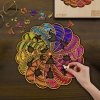 Puzzle Drewniane Mandala Kolorów XL