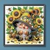 Haft Diamentowy Skrzat Ogrodnik 30x30 cm