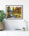Haft Diamentowy Leśna Oaza 30x40 cm