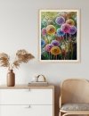 Haft Diamentowy Wesołe Dmuchawce 45x60 K
