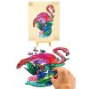 Puzzle Drewniane Różowy Flaming M