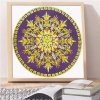 Haft Diamentowy Złota Mandala 30x30 cm