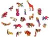 Puzzle Drewniane Dumny Lew A4