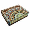 Haft Diamentowy Ozdobne Pudełko Szkatułka - Koronkowa Mandala