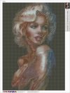 Haft Diamentowy Piękna Marylin Monroe 55x75 K